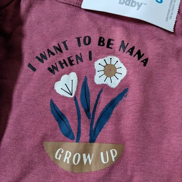 Carter's Baby * I Want To Be Like Nana When I Grow Up Bodysuit * 9 Months * New - Picture 5 of 5